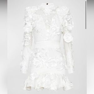 NEW NWT ZHIVAGO Vendetta Floral Mesh Mini Dress